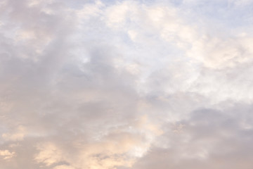 blue sky with white clouds sunset 