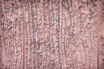 Obraz premium Old brown plastering concrete wall in line seamless scratched rough seamless patterns background