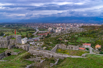 Obraz na płótnie Canvas The Ancient Rozafa Castle in Shkoder Albania