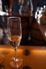 Sparkling Wine in Stem Glass