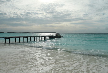 Obraz premium pier in the sea
