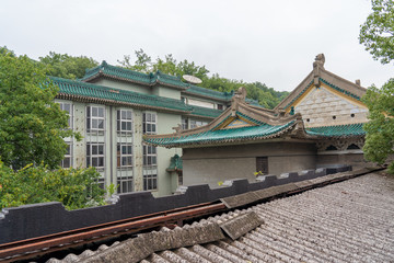 Fototapeta premium A corner of the library of Hubei Province in China
