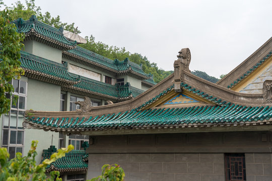 A corner of the library of Hubei Province in China