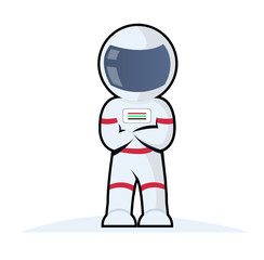 Astronaut mascot vector design