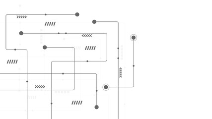 Abstract geometric connect lines and dots.Simple technology graphic background.Illustration Vector design Network and Connection concept.