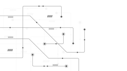 Abstract geometric connect lines and dots.Simple technology graphic background.Illustration Vector design Network and Connection concept.
