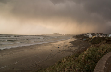 Beach storm