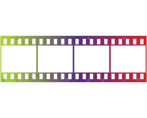  filmstrip Logo Template vector illustration