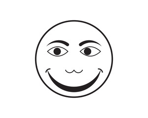 Fototapeta premium Joy Icon Logo Template