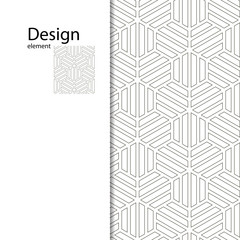 Traditional Arabic seamless geometric pattern for your design, laser cutting, stamping on leather, cardboard, paper. Interior design, graphic design. Drawing for sandblasting glass. Printing on fabric