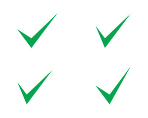 V Letter Logo Template and check mark v letter logo