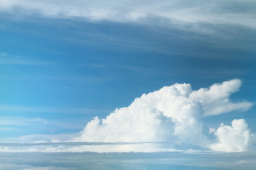 blue sky and clouds