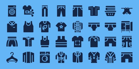 shirt icon set