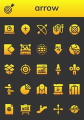 arrow icon set