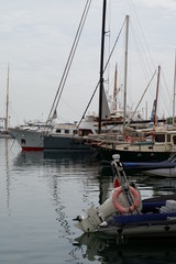 boats in harbor