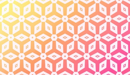 Layout With Curved Line. Abstract Hipster Pattern. Gradient Background. Design For Screen, Presentation, Wallpaper. Holiday Object. Vector Illustration