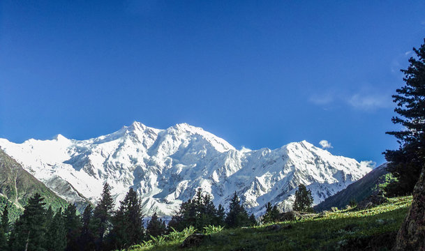 A view of Nanga Parbat the killer mountain peak