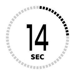 The seconds, stopwatch icon