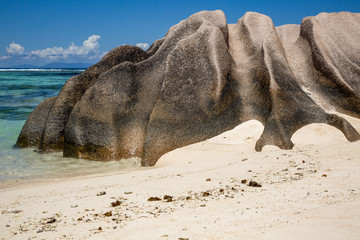 Fels weißer Sand