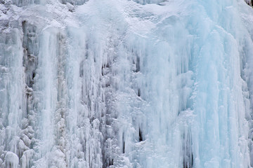 Eiszapfen Wand