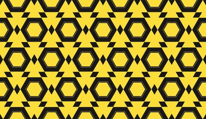 Color design geometric pattern. Seamless vector illustration yellow color.