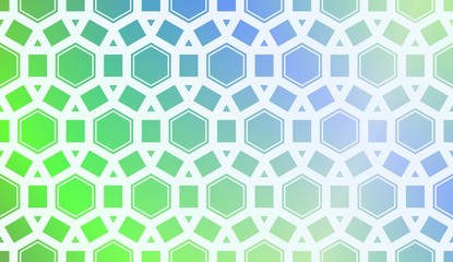 Layout With Curved Line. Abstract Hipster Pattern. Gradient Background. Design For Screen, Presentation, Wallpaper. Holiday Object. Vector Illustration