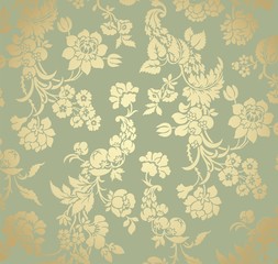 wedding card design, paisley floral pattern , India	