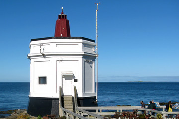 lighthouse on island