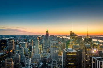 Foto auf Leinwand Downtown Manhattan in New York, United States. © Anibal Trejo