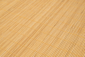 Brown bamboo mat background