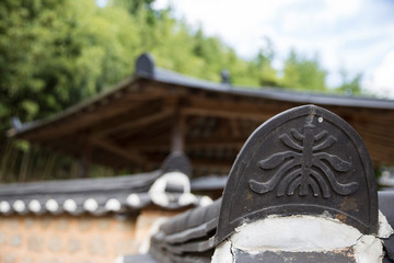 Harmony between Nature and Korean Traditional Houses, Hanok, in Korea