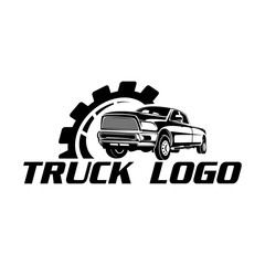 black pick up logo vector © THE LASTMINI