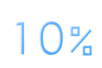 Fototapeta premium Display of% of simple design. There are color variations. シンプルなデザインの％表示