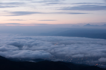 長野県 高ボッチ 雲海