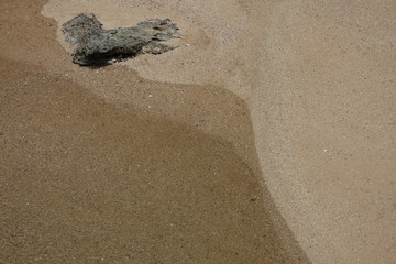 on the beach