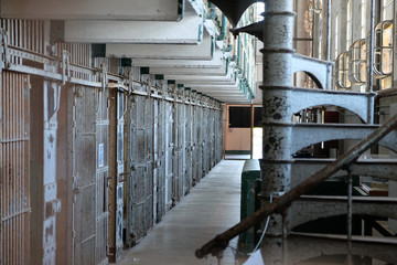 View on Old Prison Cells 