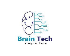 Brain Logo Template and symbols