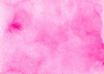 hand drawn abstract watercolor rosy background