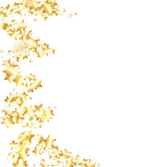 Star falling confetti background.