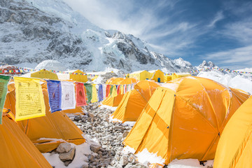Mount Everest Basecamp Region - obrazy, fototapety, plakaty