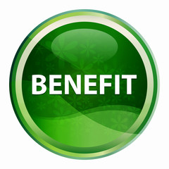 Benefit Natural Green Round Button