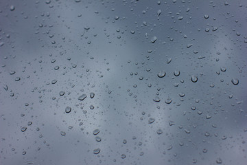 rain drops on the window