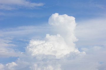 Obraz na płótnie Canvas white clouds in the sky