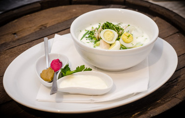  Delicious food in the restaurant