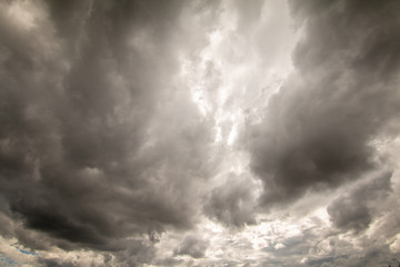 Landscape of sky, Storm clouds as abstract background