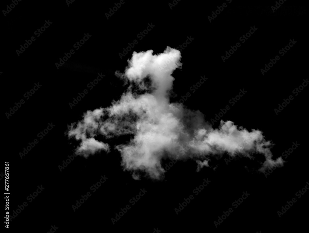 Canvas Prints white cloud object for nature design summer background
