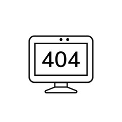 Page not found error vector icon
