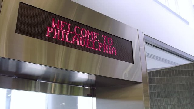 Welcome to Philadelphia digital display board 4k