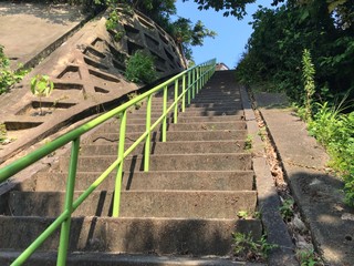 急な階段