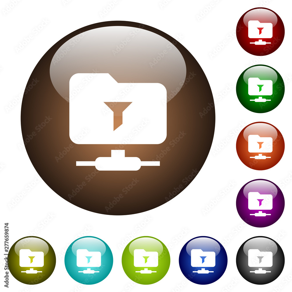 Poster filter ftp remote directory color glass buttons